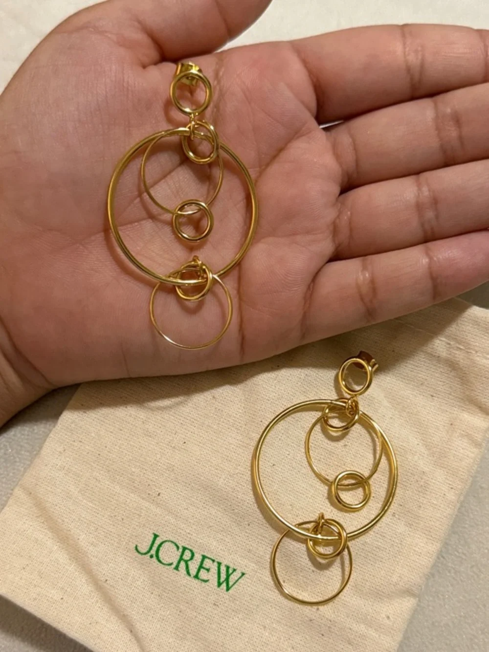 J. Crew lightweight gold